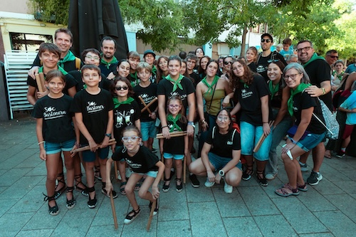Foto de grup a la festa de L'Animalada