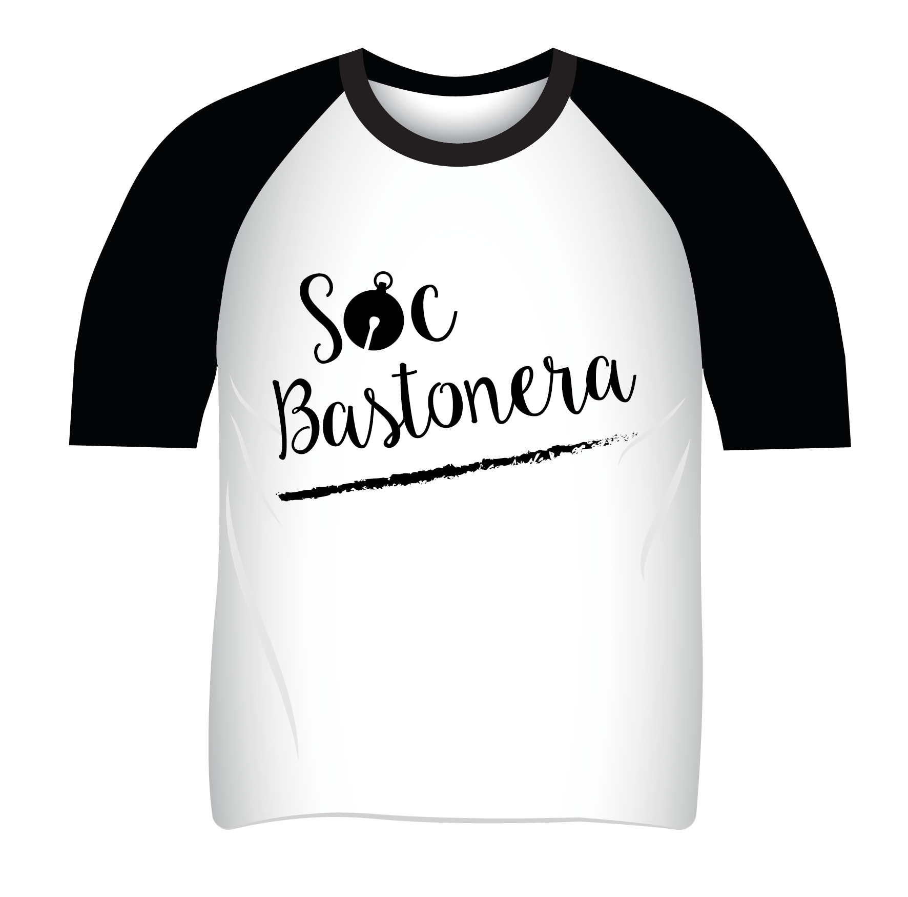 Samarreta Soc Bastoner/a amb mànigues de colors